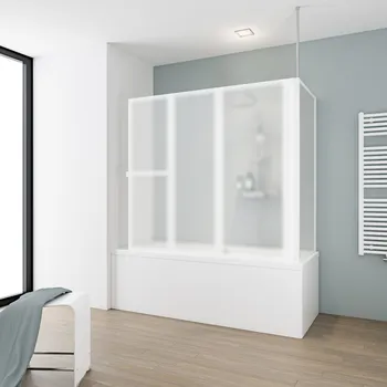 700 mm, 1400 mm, Alpinweiß, Softline hell (Kunstglas)